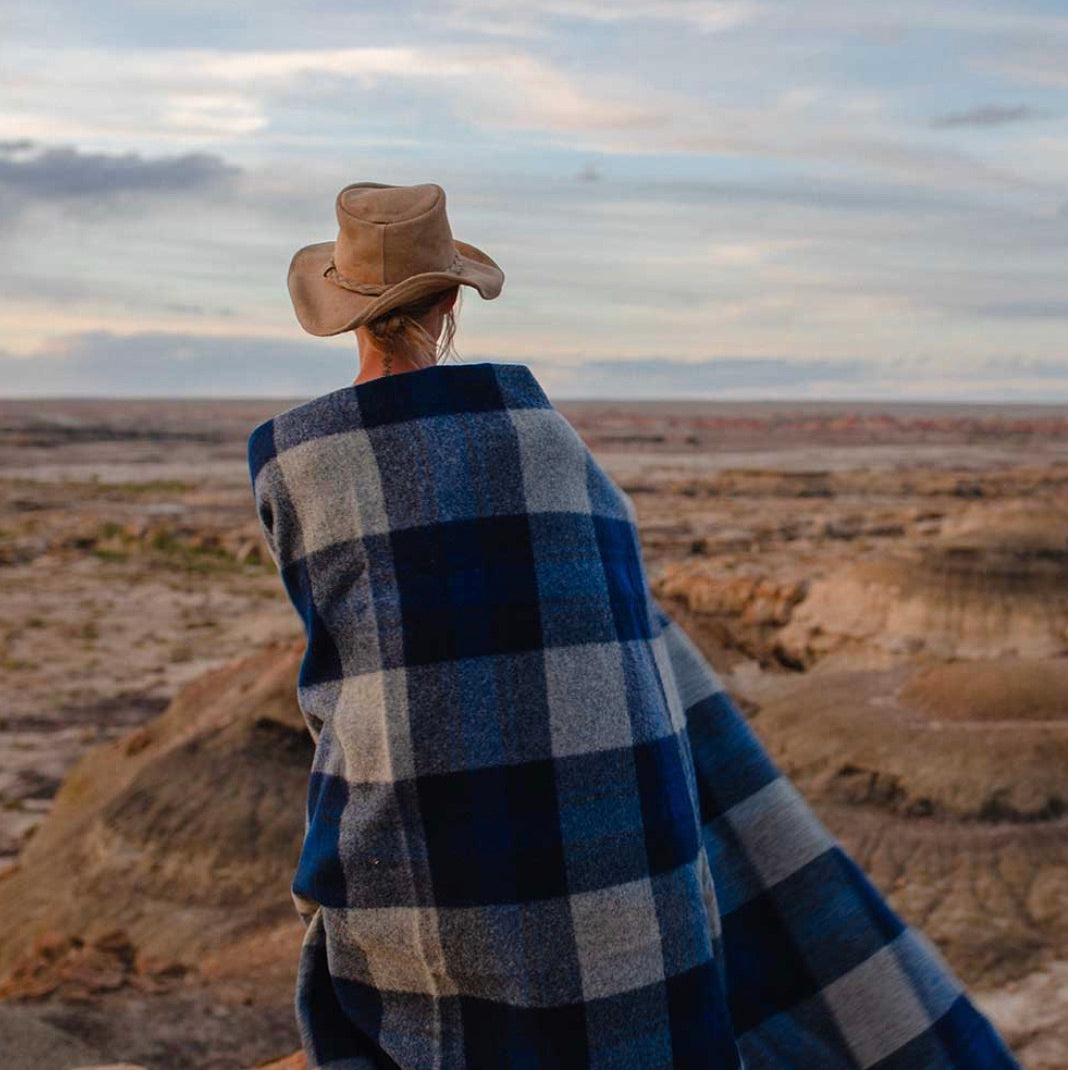 Northfield Plaid Wool Throw Blanket