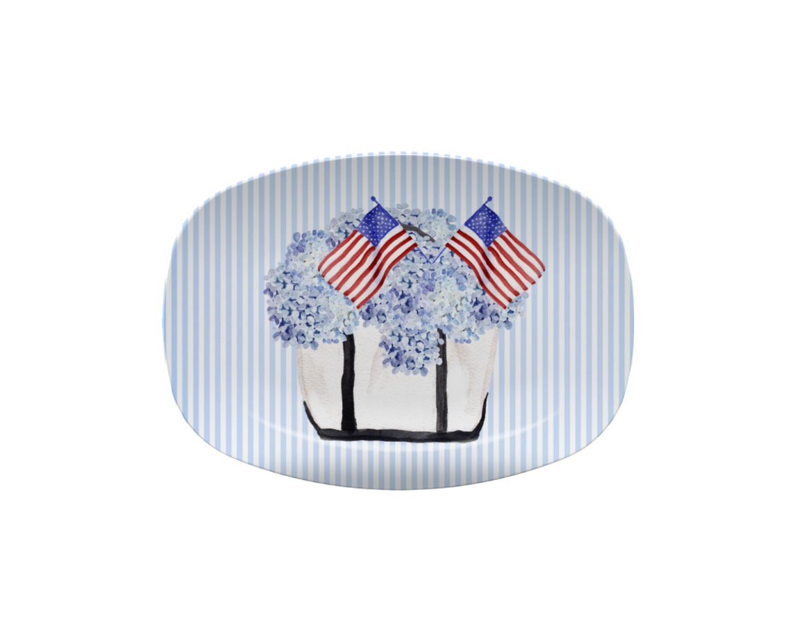 Patriotic Summer Tote Platter