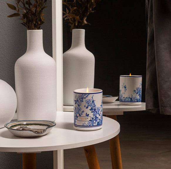 Gold & Blue Aromatic Candle