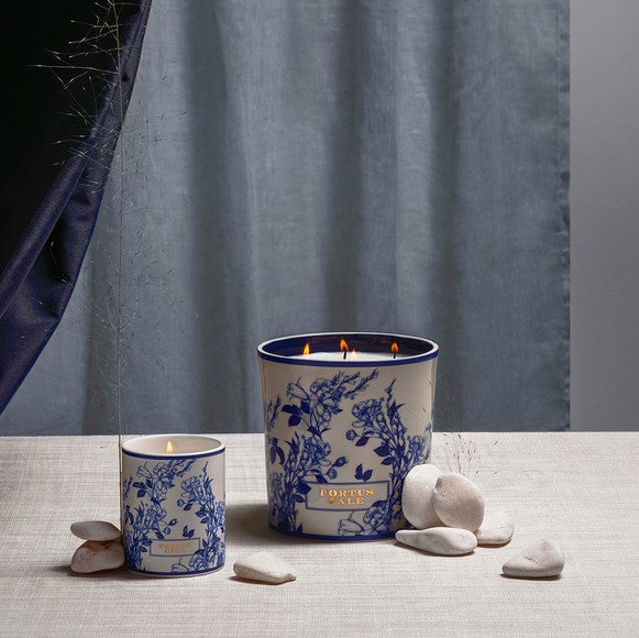 Gold & Blue Aromatic Candle