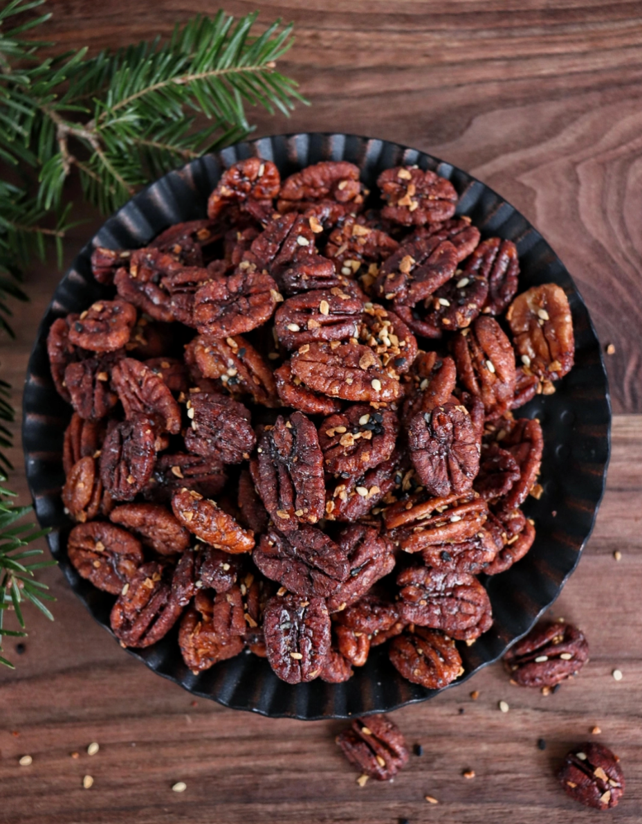 The Everything Candied Pecans