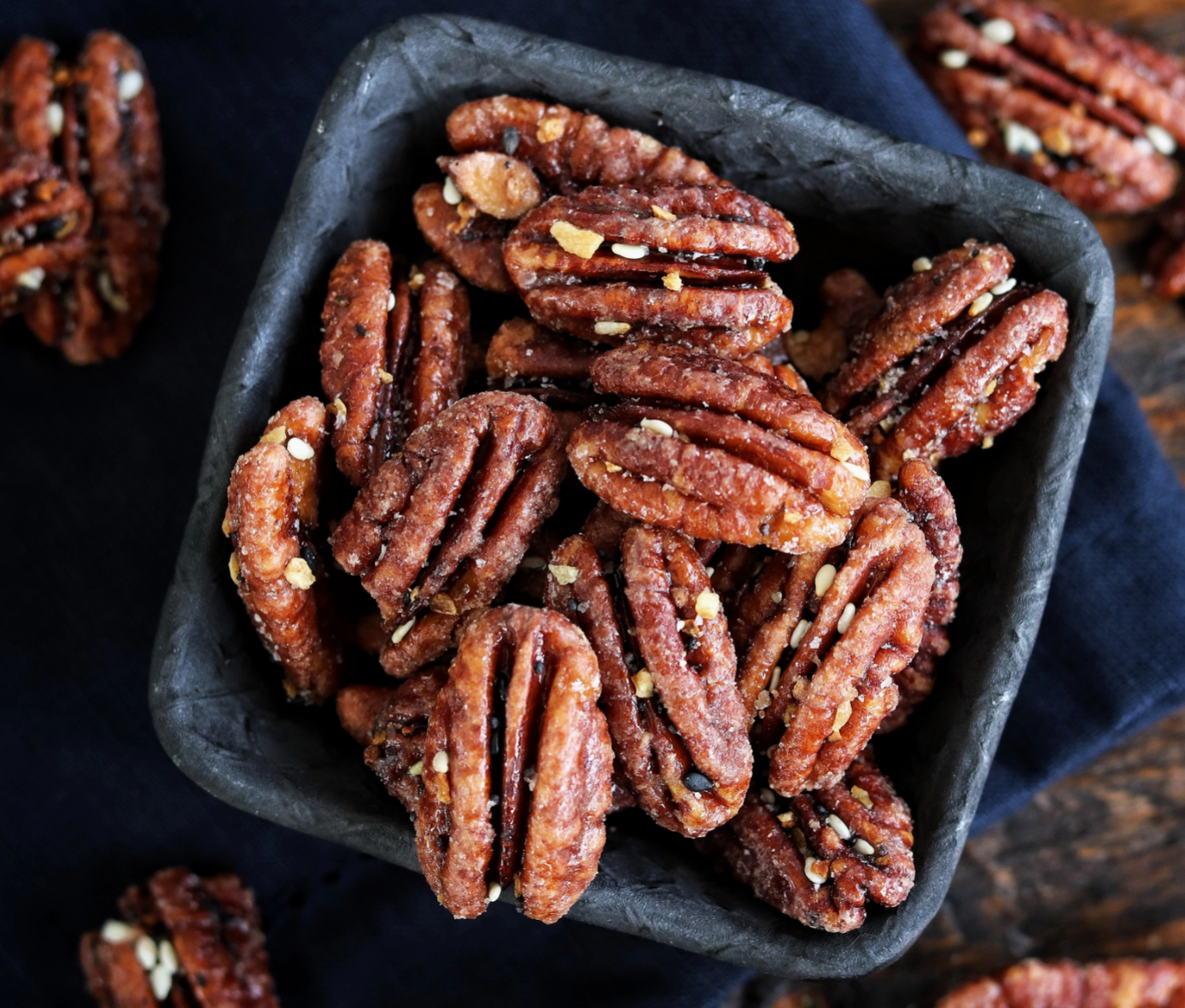 The Everything Candied Pecans