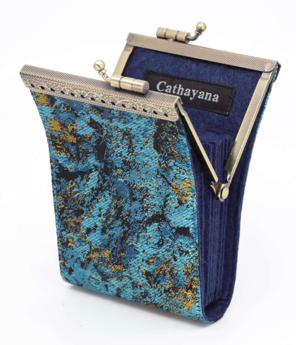 Abstract Pattern, Brocade Card Holder with RFID