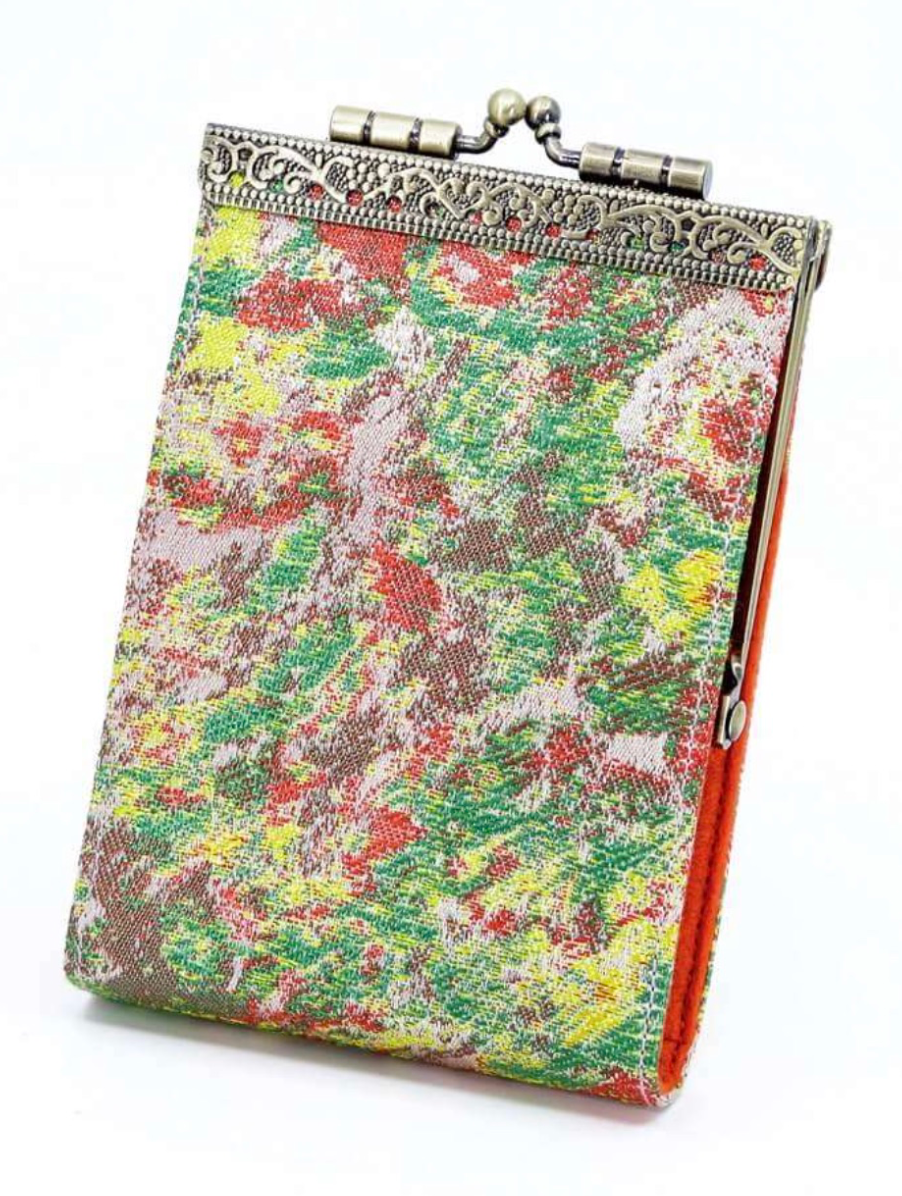 Abstract Pattern, Brocade Card Holder with RFID