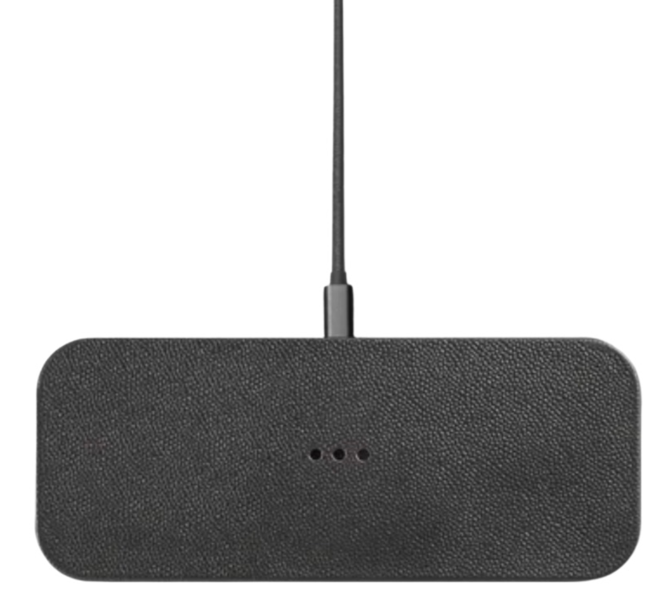 Dual-Device Charging Pad Leather