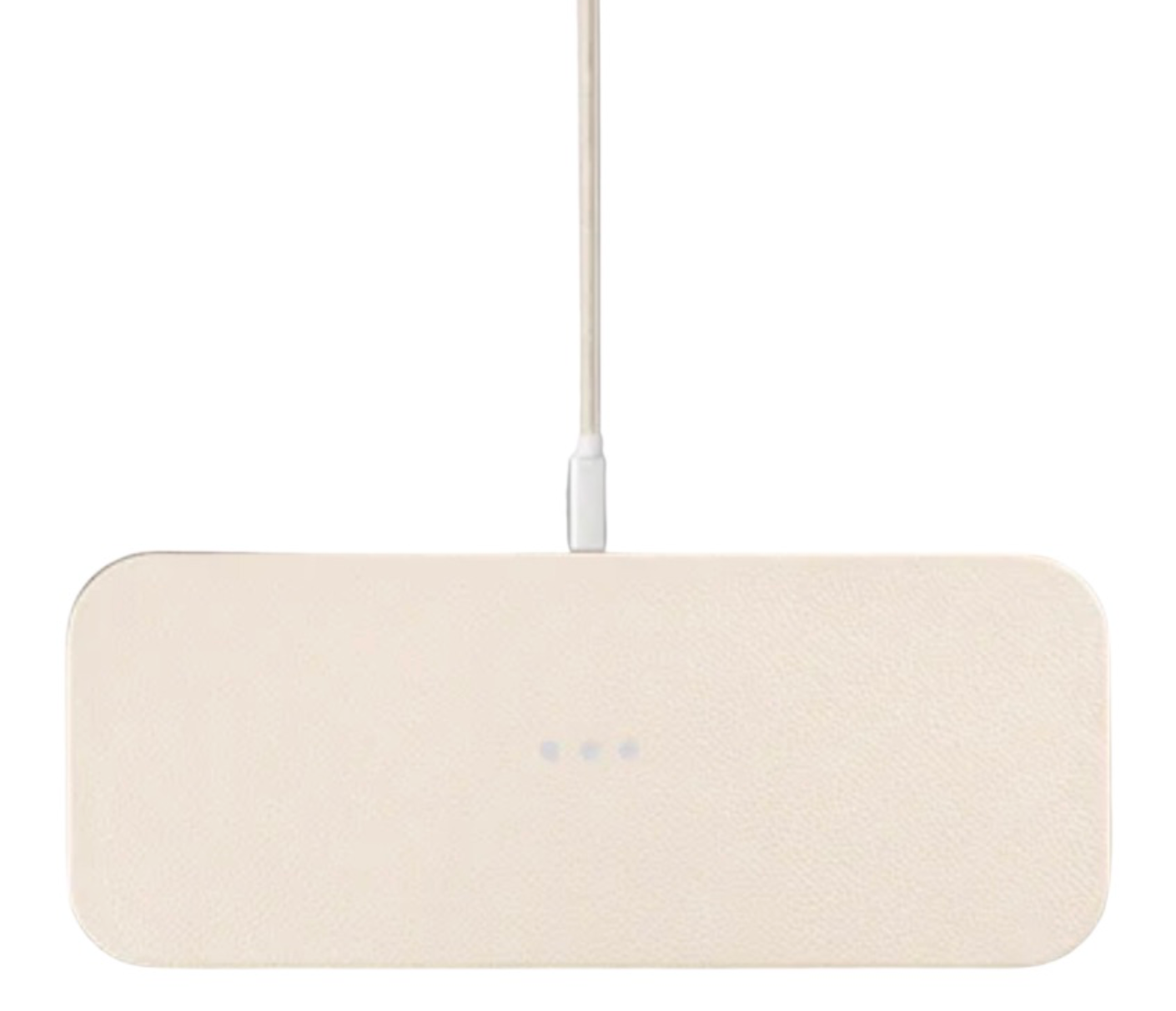 Dual-Device Charging Pad Leather