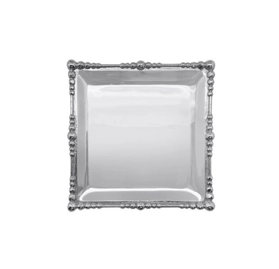 Pearl Drop Square Plate