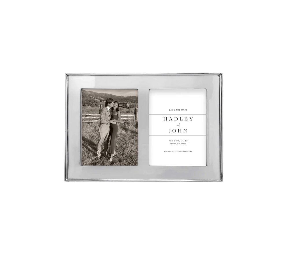Signature Engravable Double Frame