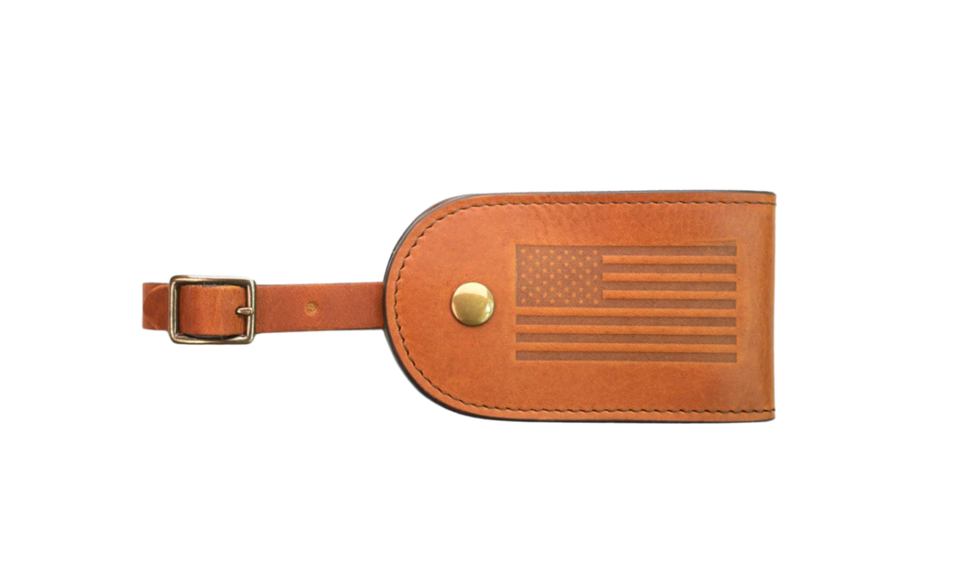 American Flag Luggage Tag