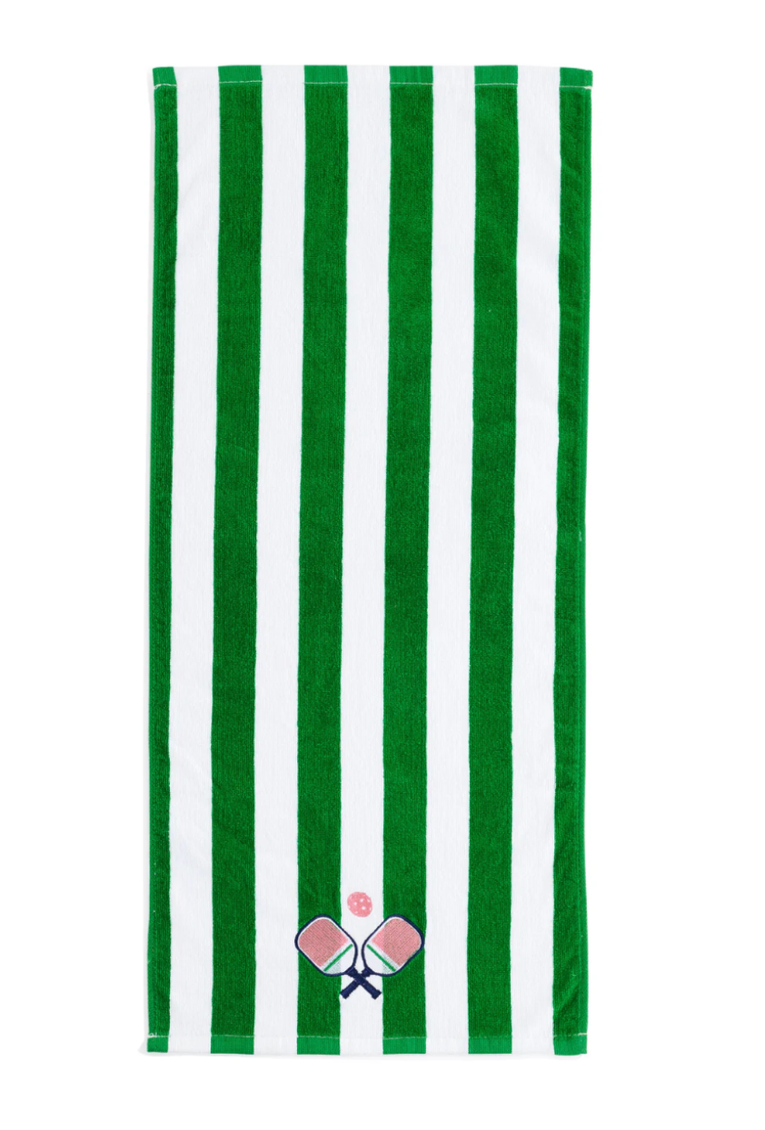 Paddles Stripe Pickleball Towel