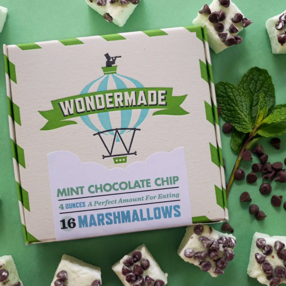 Mint Chocolate Chip Marshmallows - 16 Piece