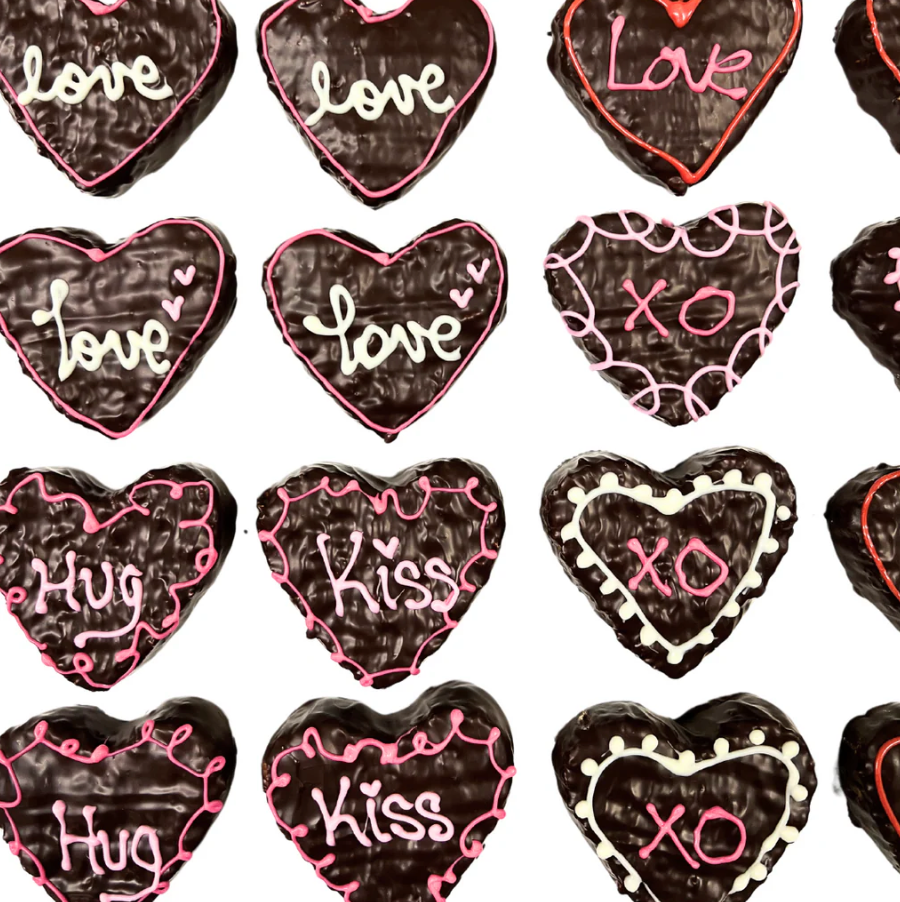 Heart-Shaped Peanut Butter Crunch Bomb - 1 Piece