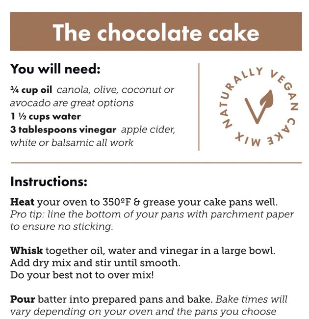 Vegan Classic Cake Mix