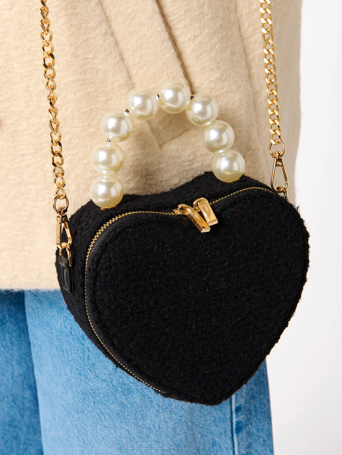 Heart Top Handle Bag