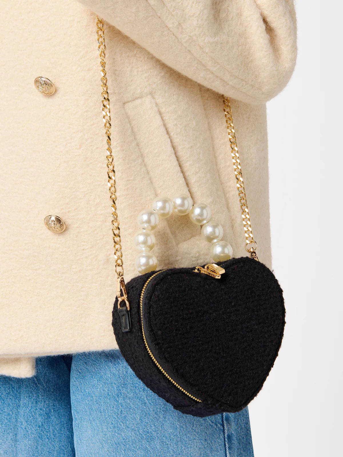 Heart Top Handle Bag