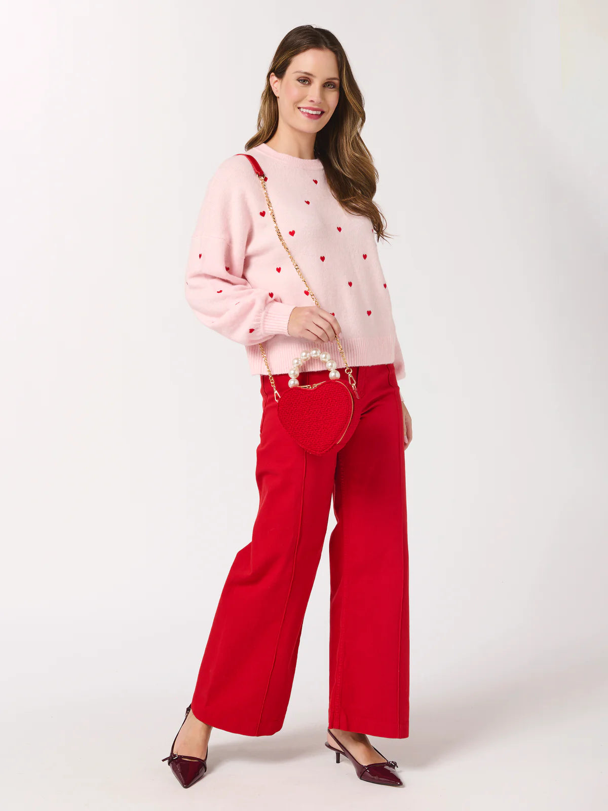 Heart Top Handle Bag