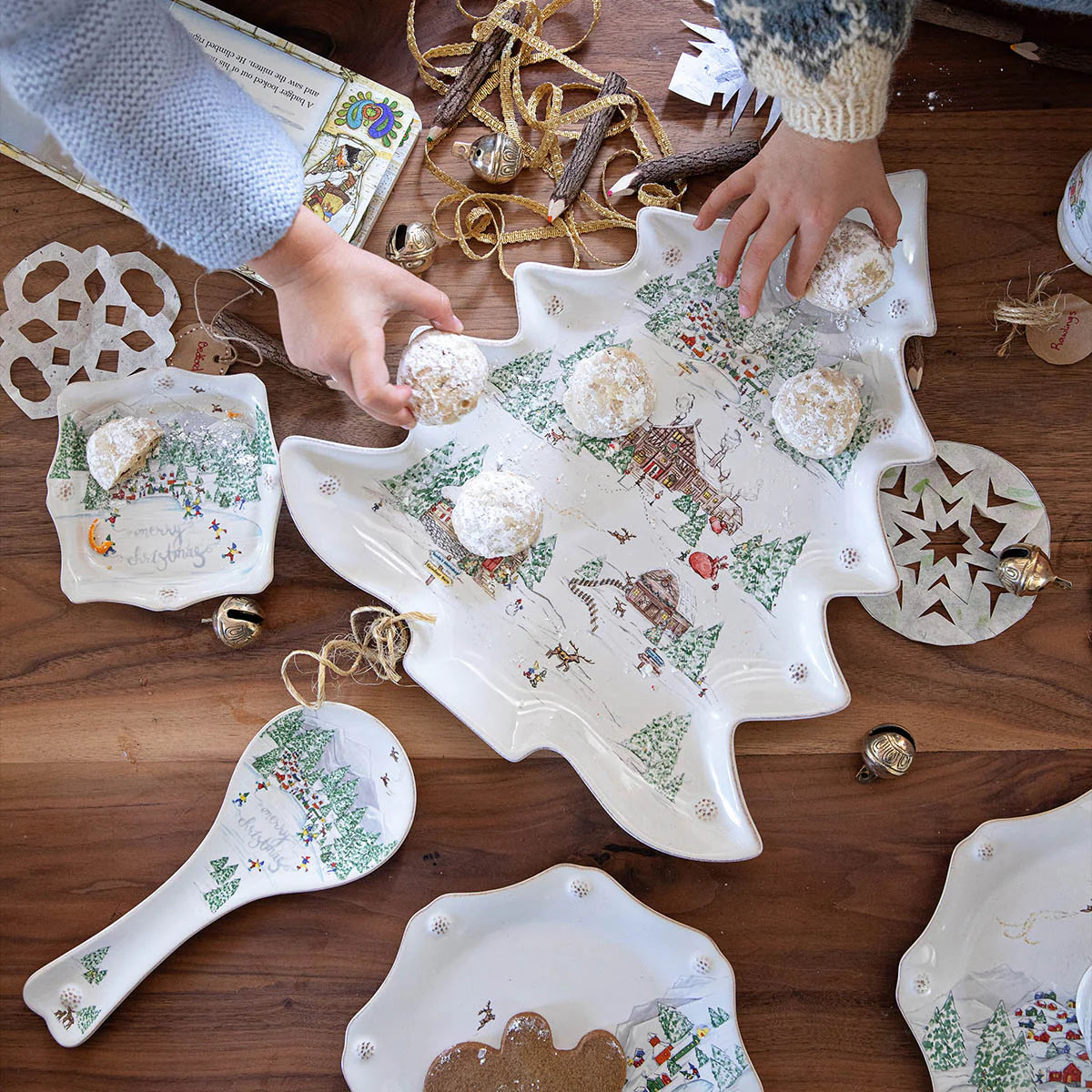 North Pole Tree Platter