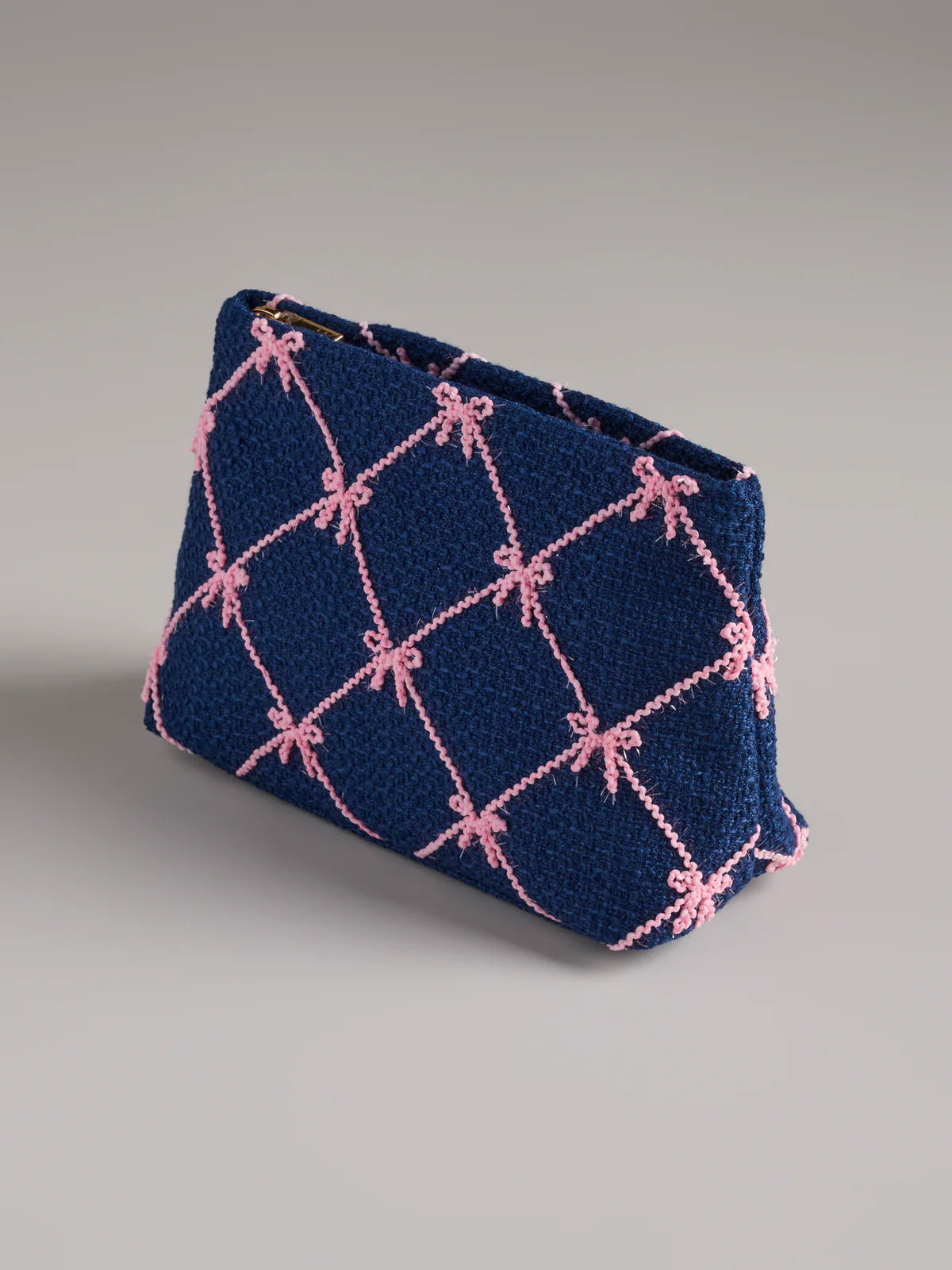 Tinsel Bow Zip Pouch