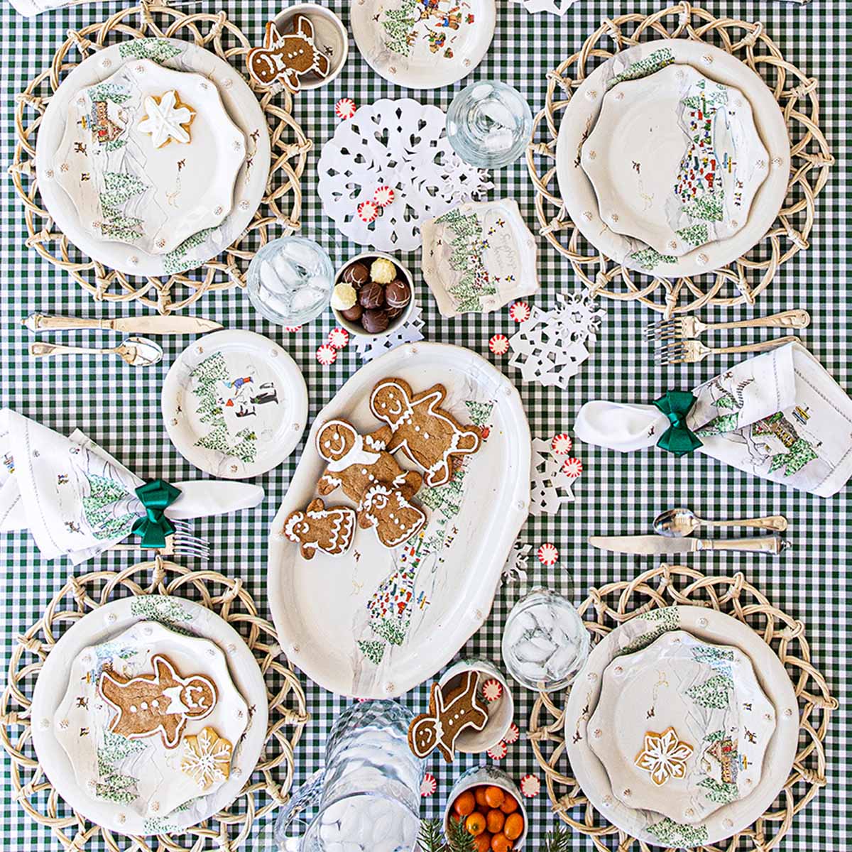 North Pole Tree Platter