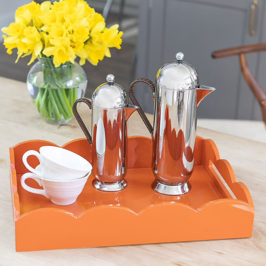 Addison Ross Medium Lacquered Scallop Trays