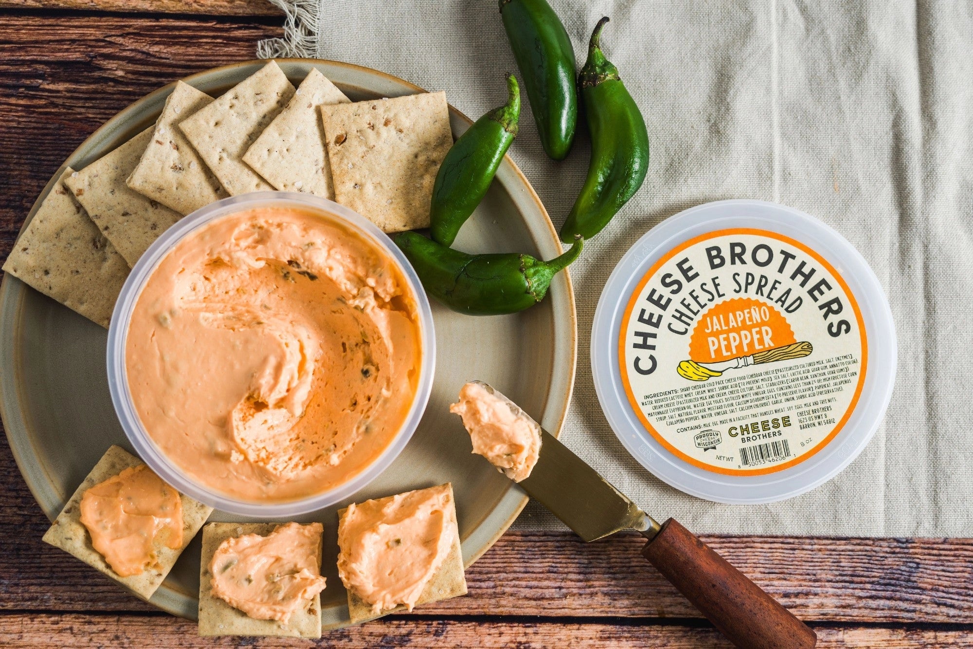 Artisan Cheese Spread Six Cheese Sampler