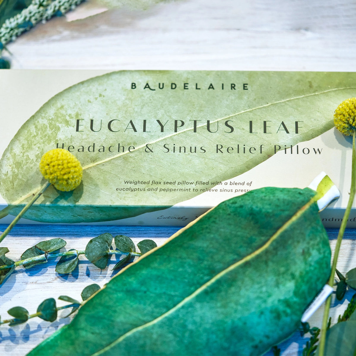 Baudelaire Eucalyptus Leaf Aromatherapy Eye Pillow