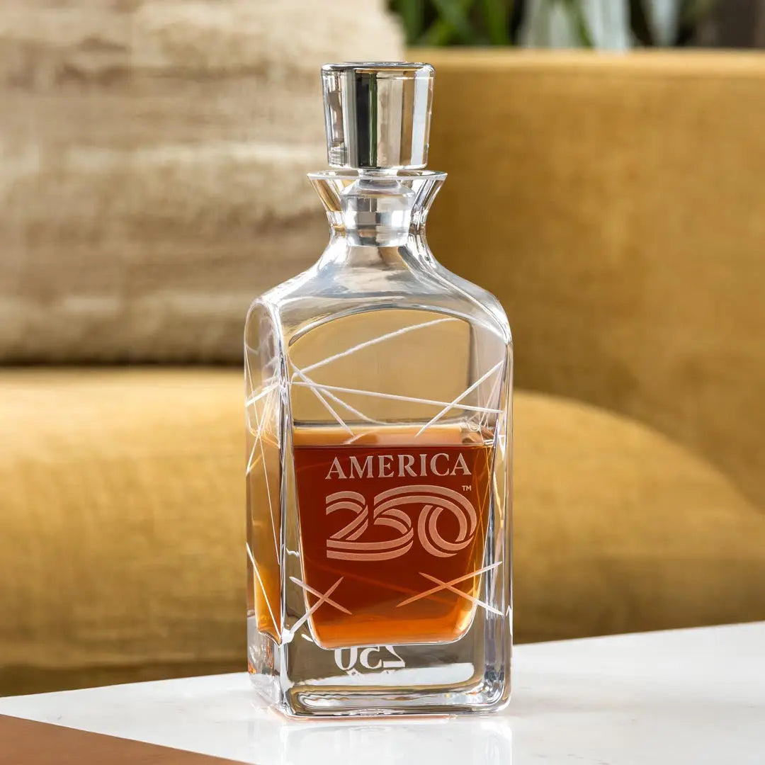 America250 Longitude Whiskey Decanter