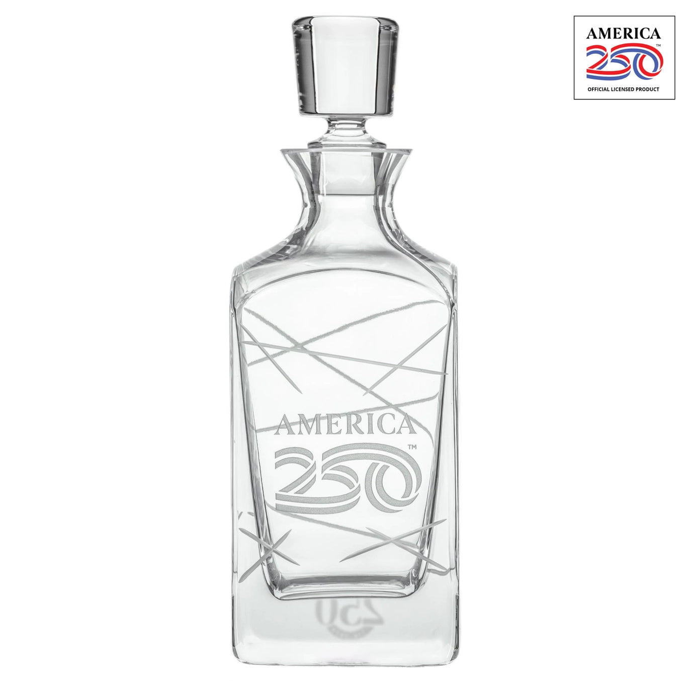 America250 Longitude Whiskey Decanter