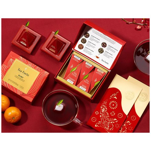 Rich Red Tea Set