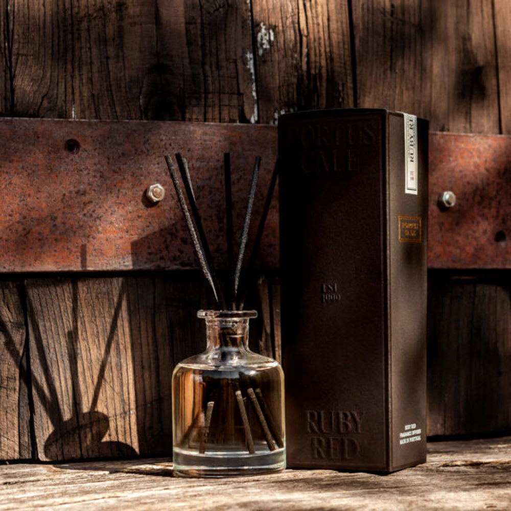 Contemporary Journal & Ruby Red Diffuser Set