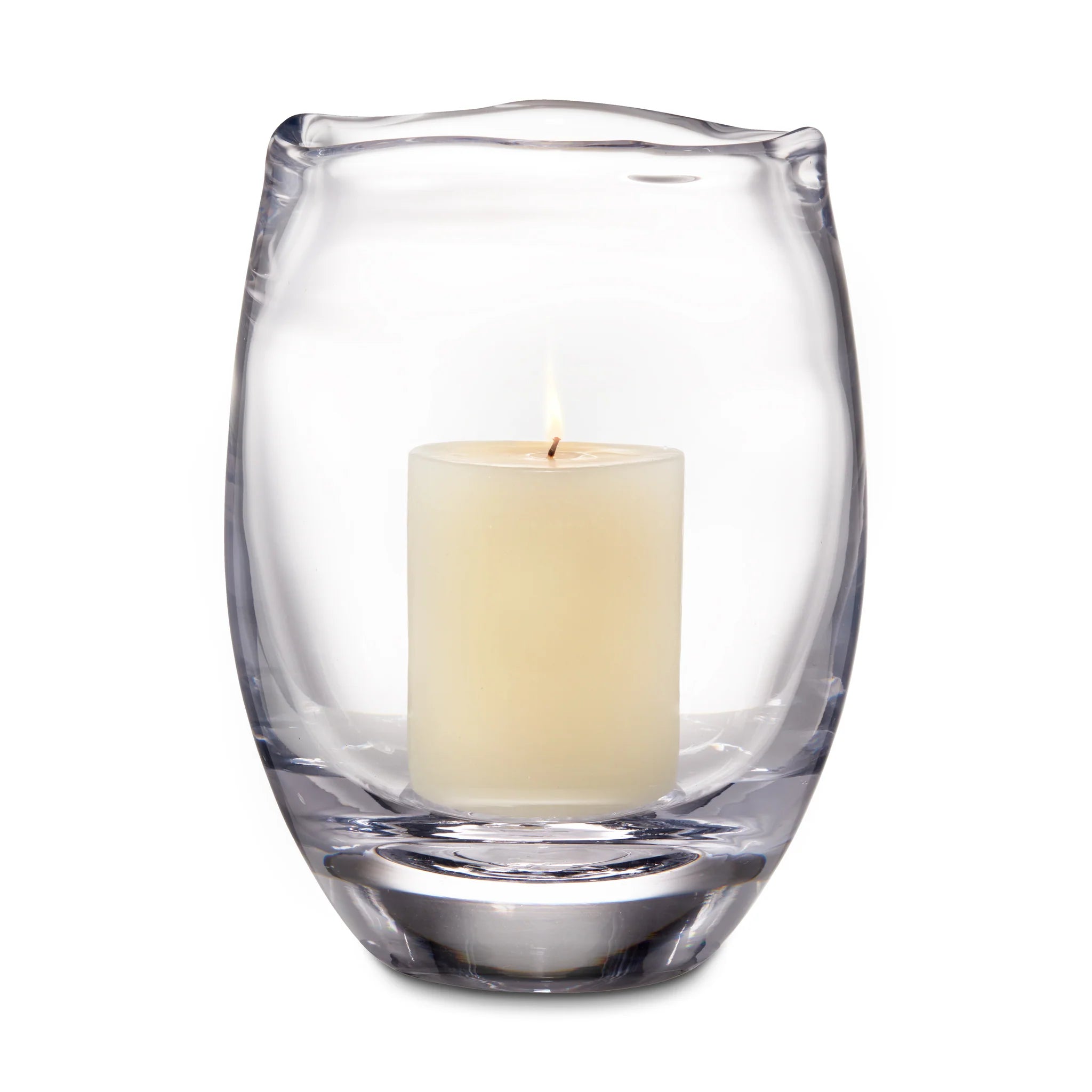 Simon Pearce Burlington Hurricane & Candle