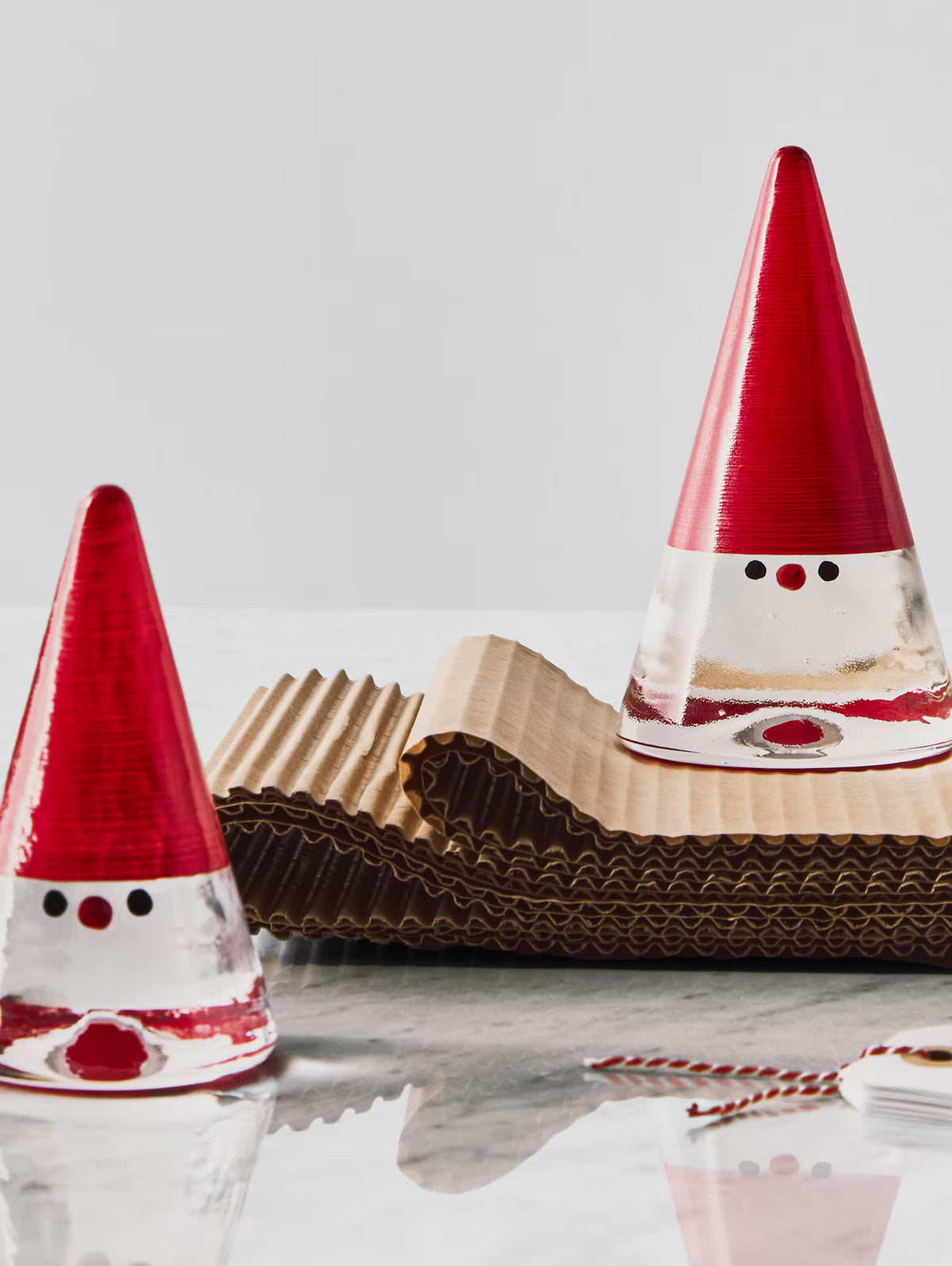 Kosta Boda Glass Red Noel Santa