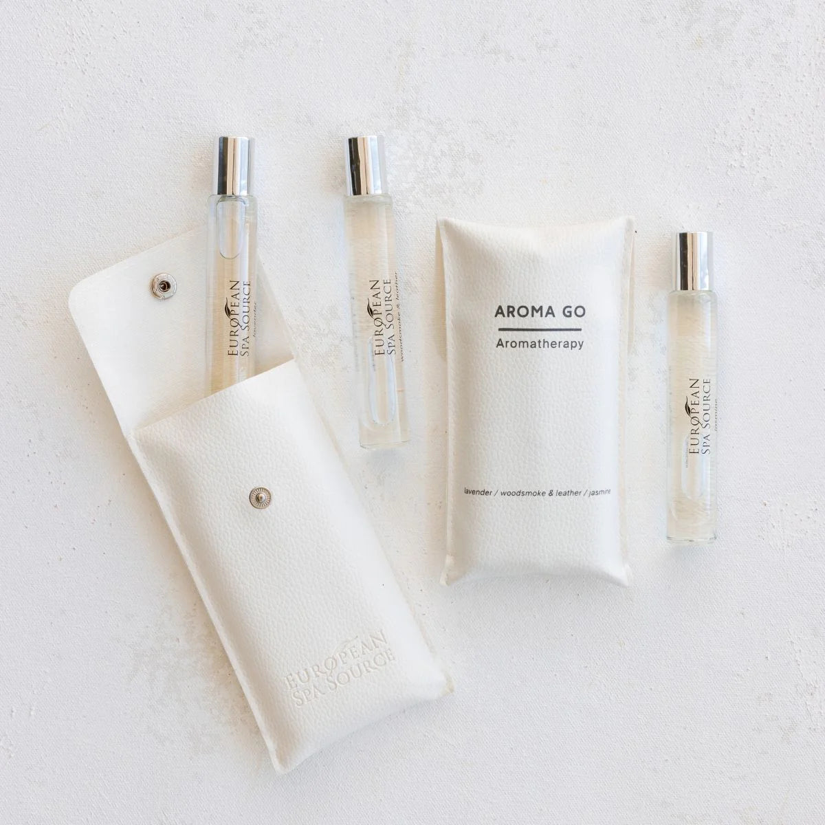 Executive Leather Travel & Aromatherapy Set