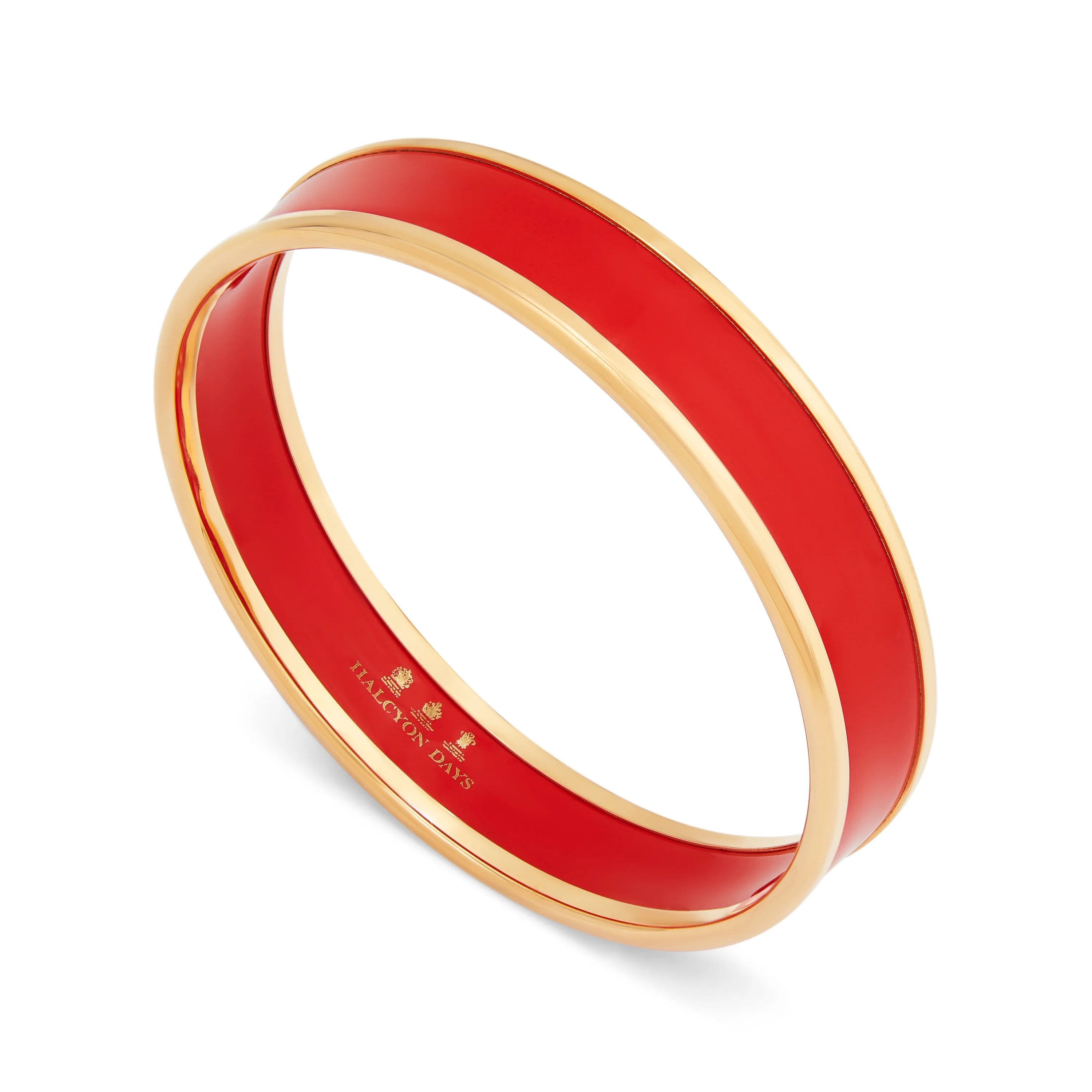 Red & Gold Enamel Bangle