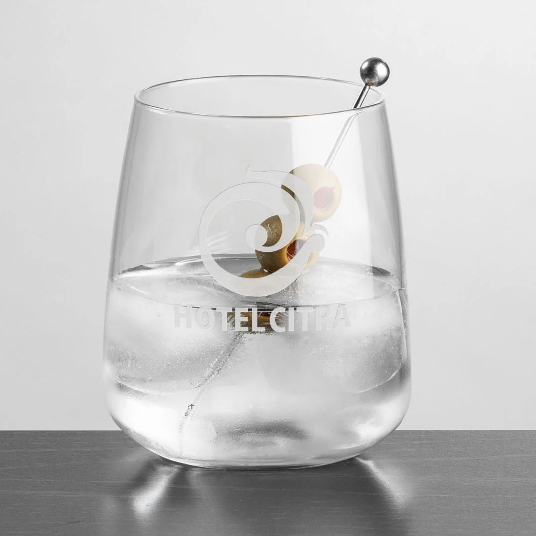 American Flag Co-Branded Rocks Glass Set