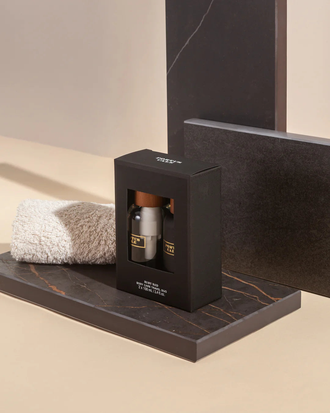 The Red Ruby Portus Cale Signature Travel Set
