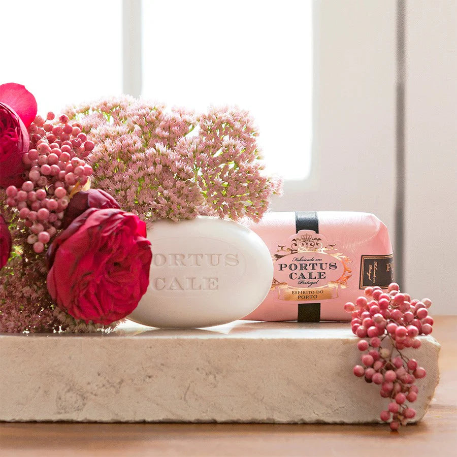 Portus Cale Rose Blush Three Soap Set
