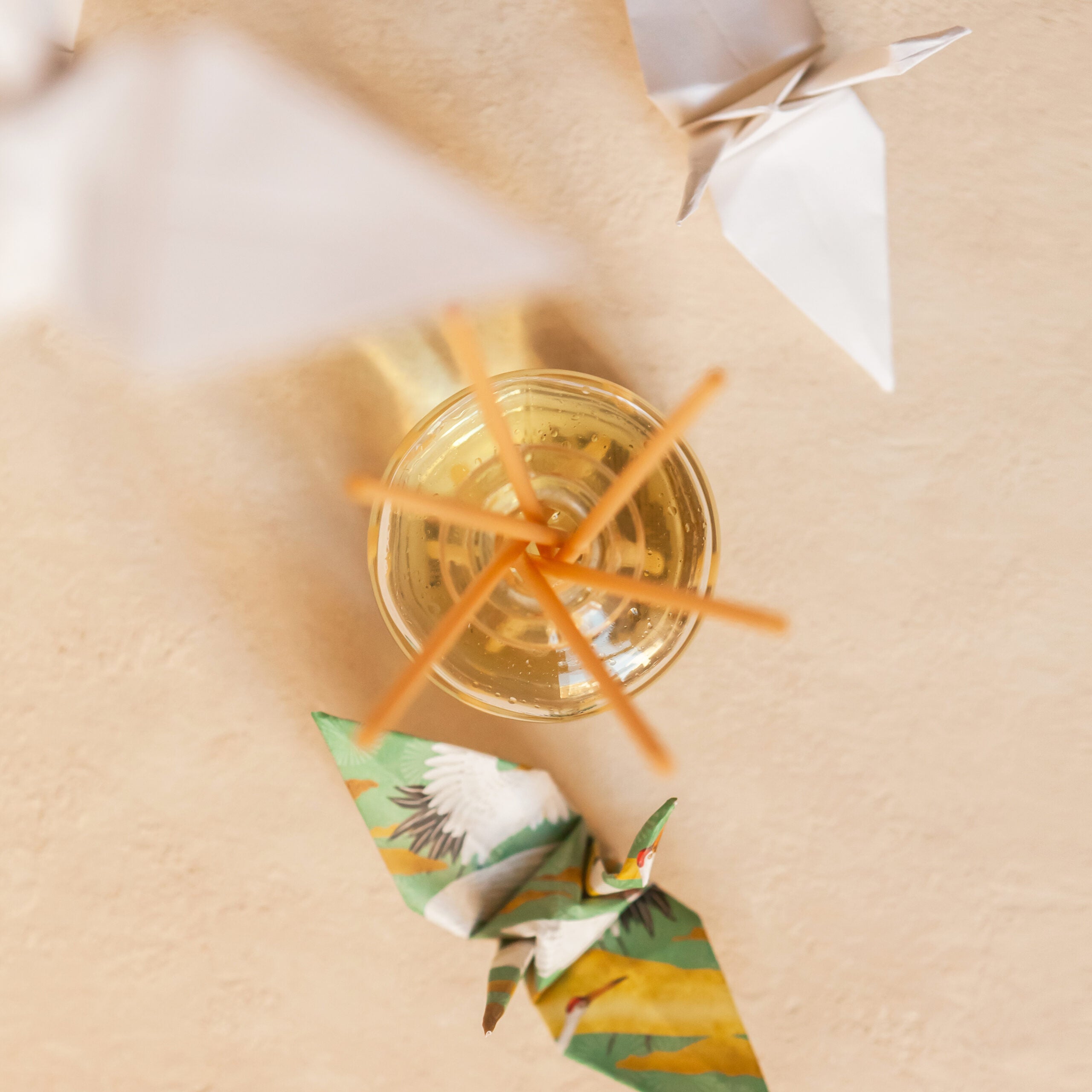 Contemporary Journal & White Crane Diffuser Set