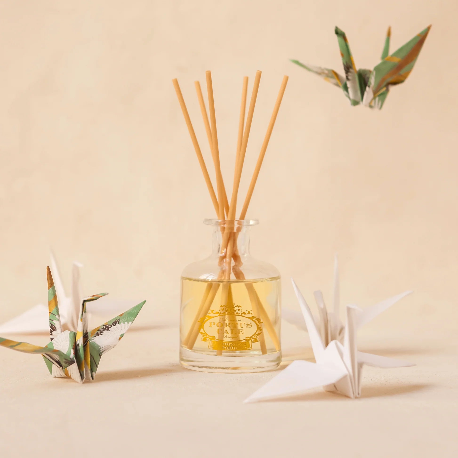 Contemporary Journal & White Crane Diffuser Set