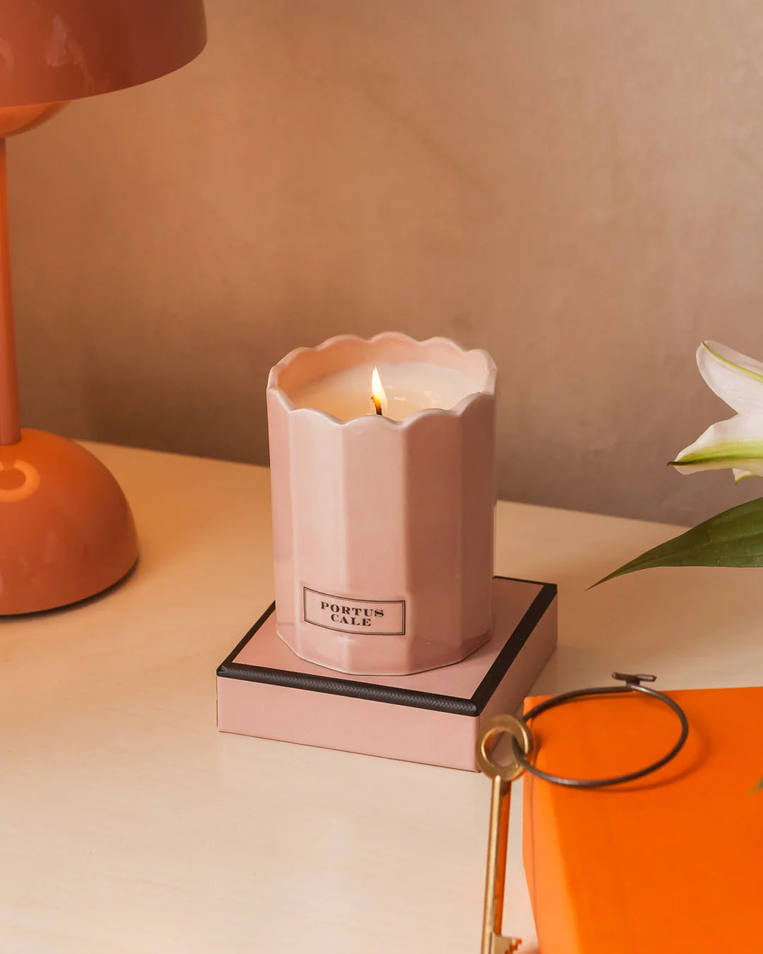 Portus Cale Rose Blush Aromatic Candle