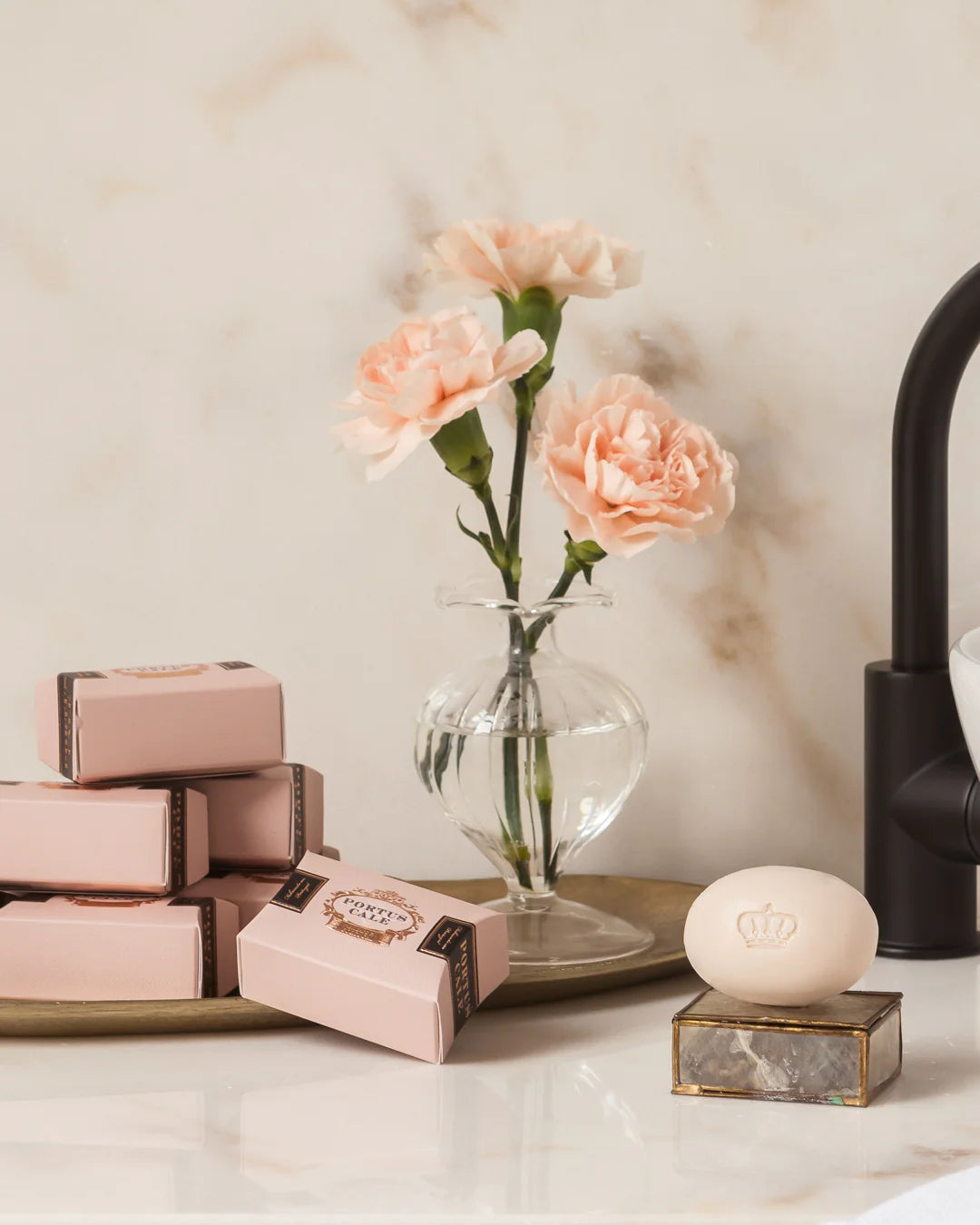 Portus Cale Rose Blush Bar Soap