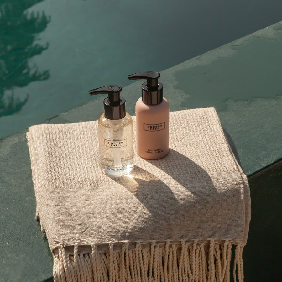 The Rose Blush Portus Cale Signature Travel Set