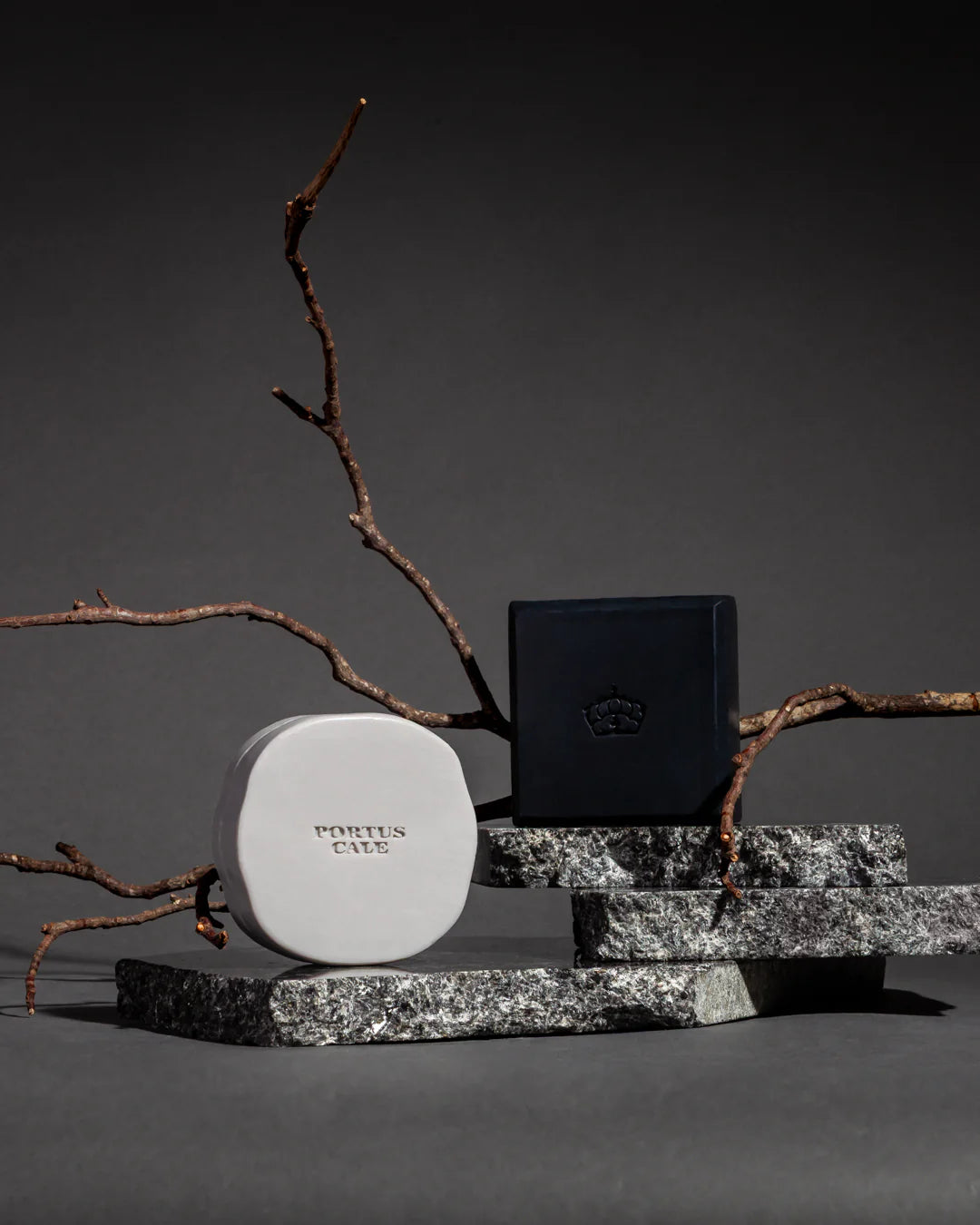 Black Edition Portus Cale Aromatic Soap Set