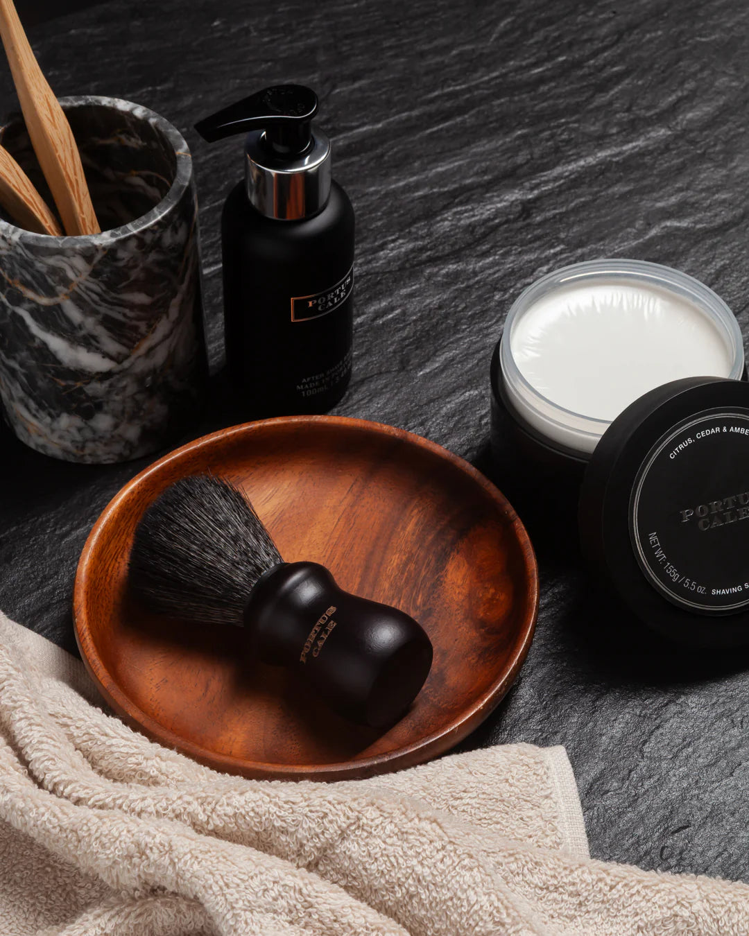 Black Edition Portus Cale Shaving Brush