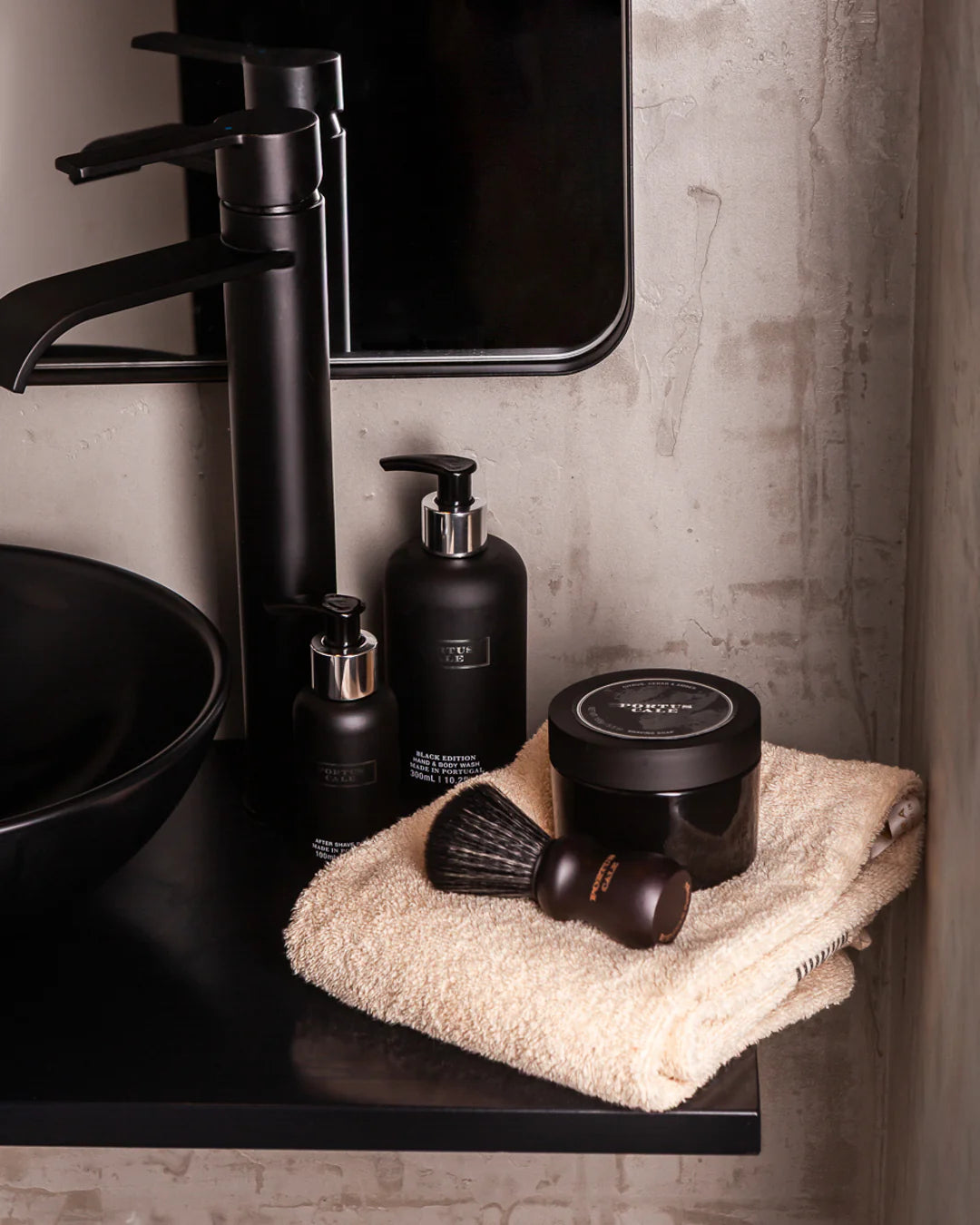 Black Edition Portus Cale Shaving Soap