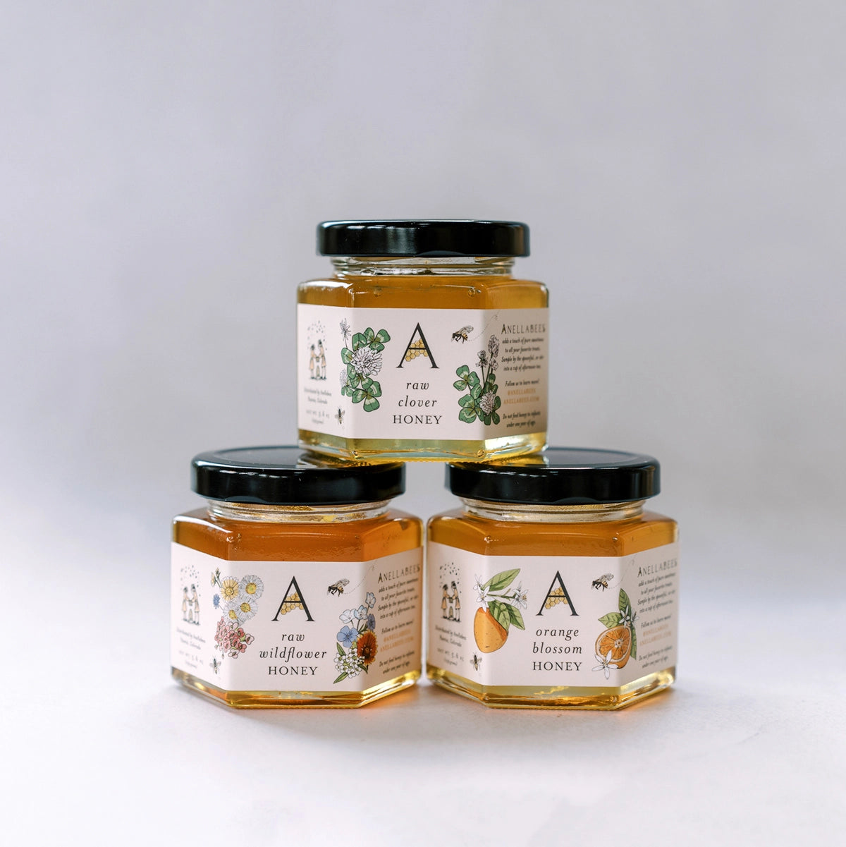 Ruby Holiday Tea & Honey Set