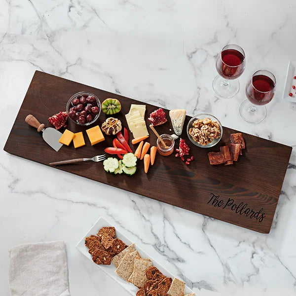 30 x 10" Thermal Ash Charcuterie Plank