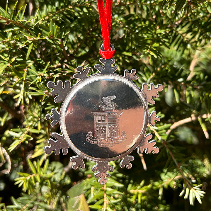 Pewter Snowflake Ornament & Holiday Treats Set