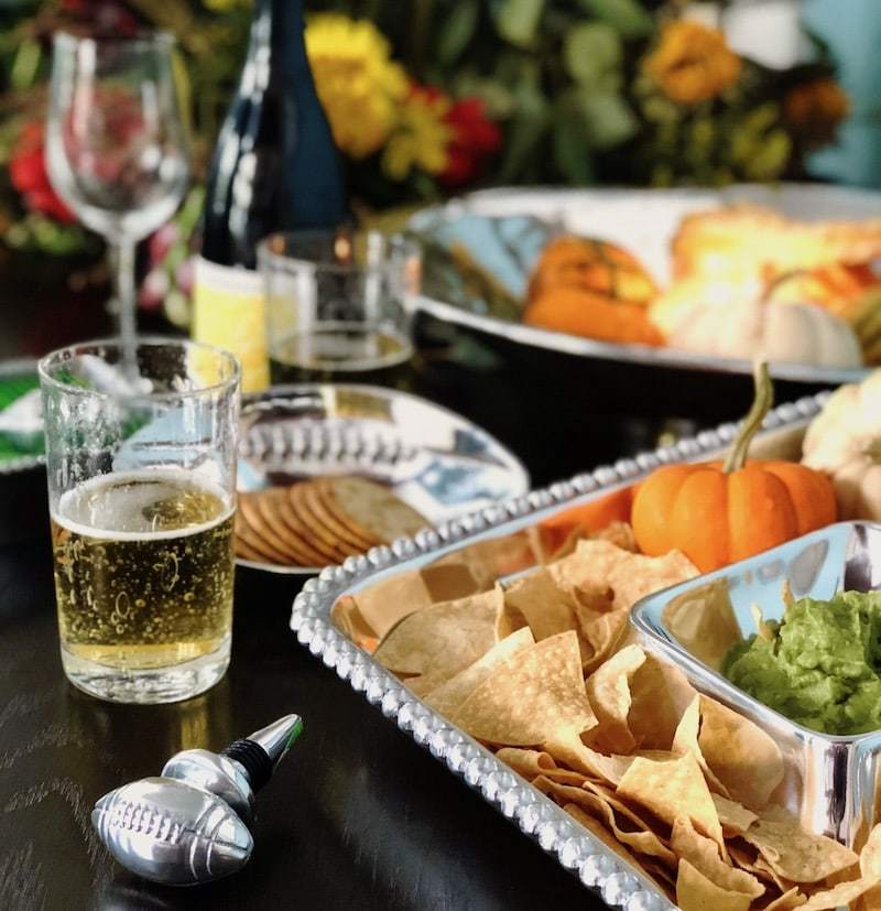 Pearled Square Chip & Dip Tray - Thumbnail 3