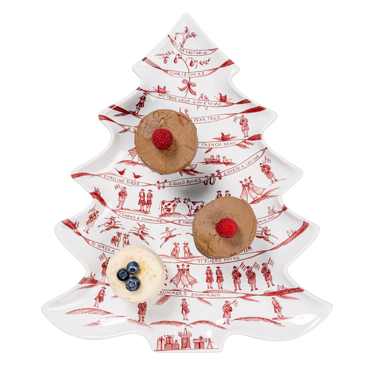 Juliska Winter Frolic Tree Platter